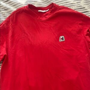Moncler Red Short Sleeve Tee